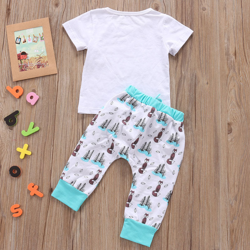 Newborn Baby Clothes Set T-shirt Tops Pants Little Boys and Girls Outfits Mohsin Aziz