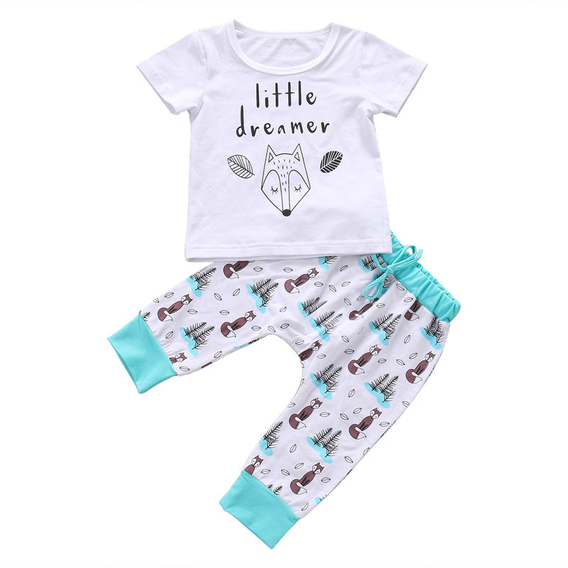 Newborn Baby Clothes Set T-shirt Tops Pants Little Boys and Girls Outfits Mohsin Aziz
