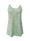 Summer Casual Sleeveless Top Printed Double Shoulder Strap Women's Stylish Camisole. Mohsin Aziz