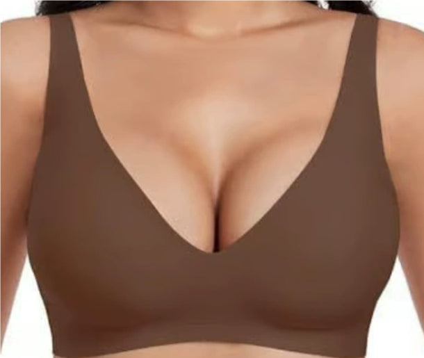 No Steel Ring Gathering Bra Seamless